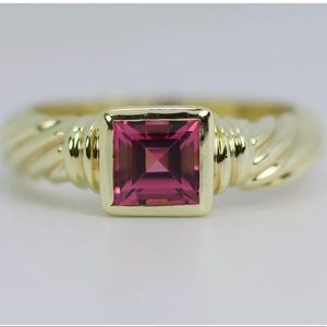 David Yurman 14k Yellow Gold Cable Ring